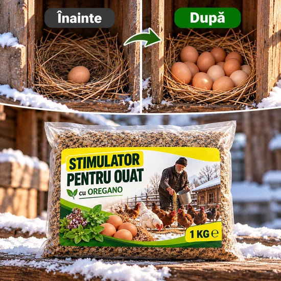 Ouă Plus™ – Ajută găinile să ouă mai mult